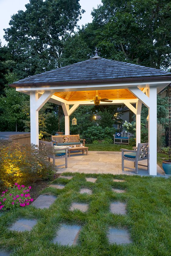 Gazebos de jardin pour offrir