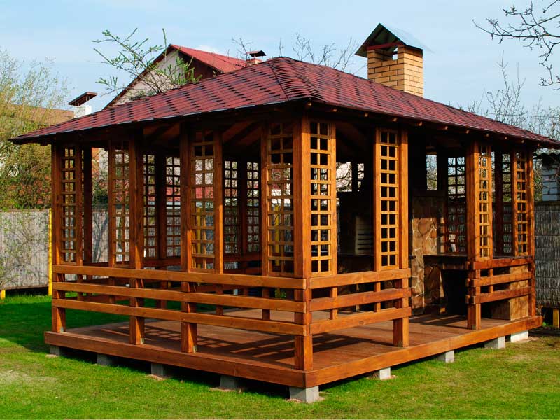 Gazebos de jardin pour offrir