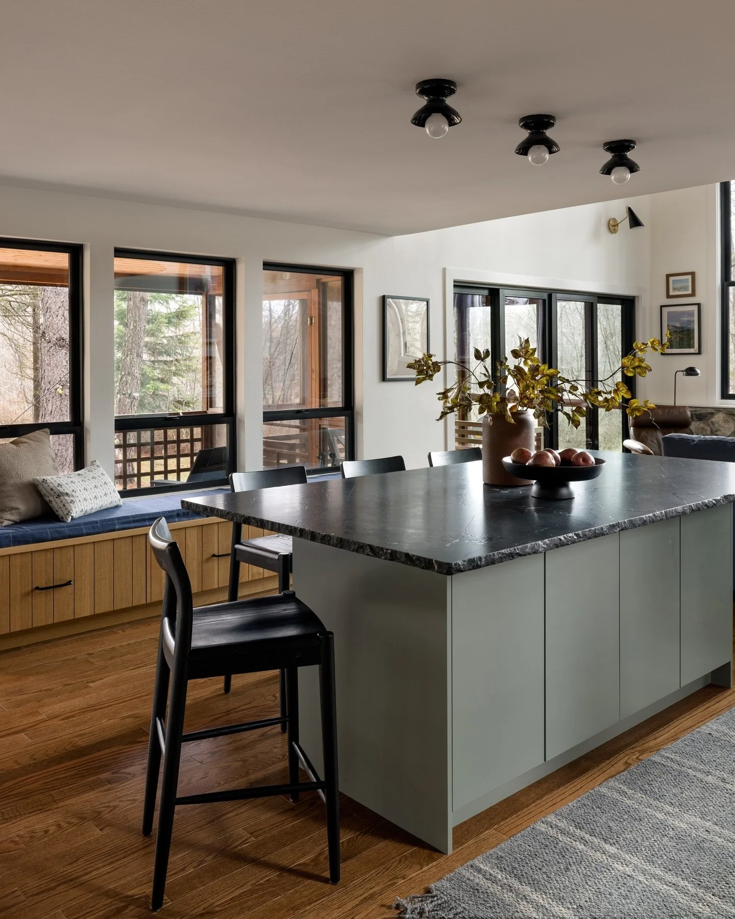 1. Modern Cabin Kitchen with Soft Sage Cabinetry (Cabin Kitchen Ideas)