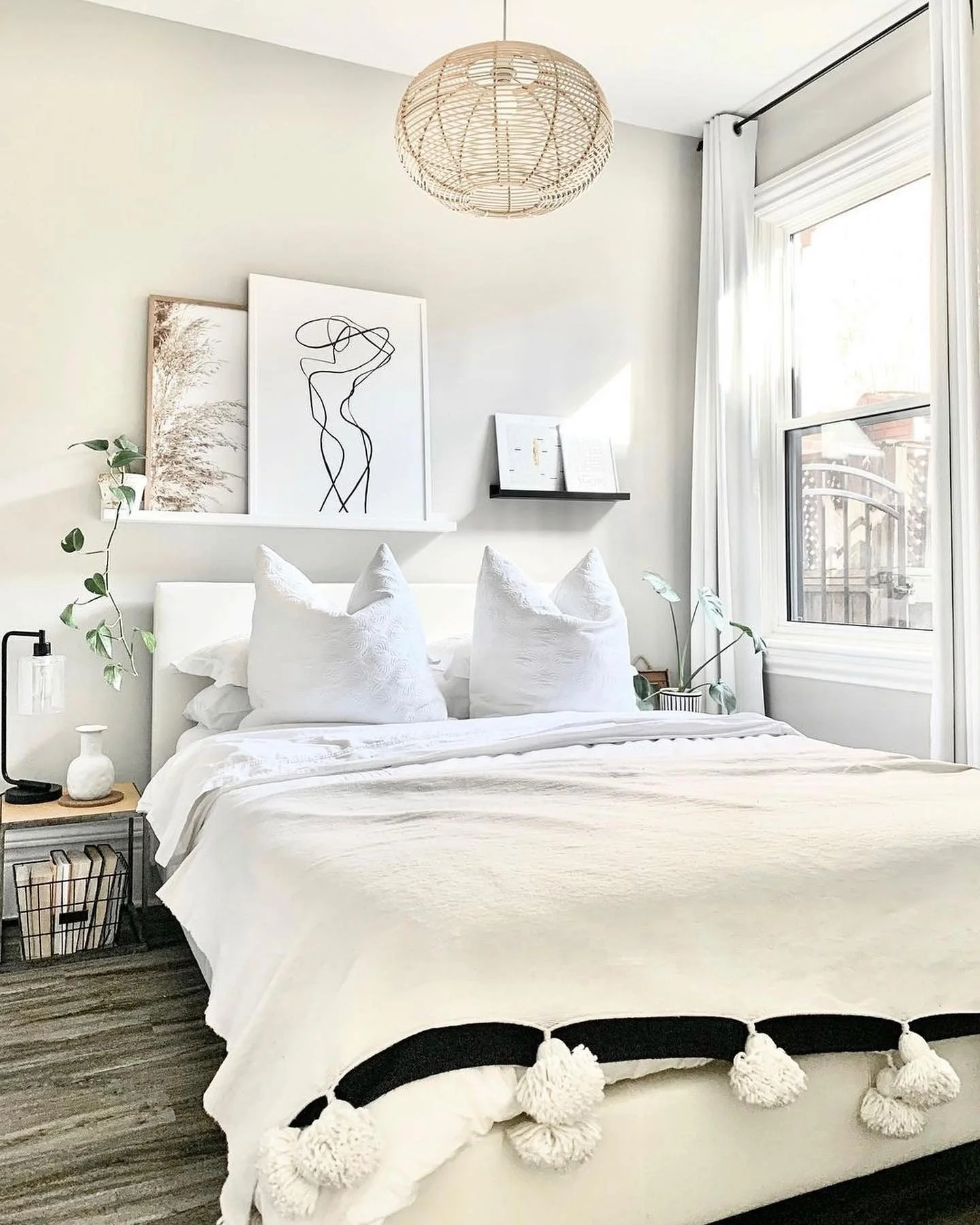 1. Soft Modern Minimalism in Warm White and Natural Wood (Expensive Looking Bedroom Ideas)