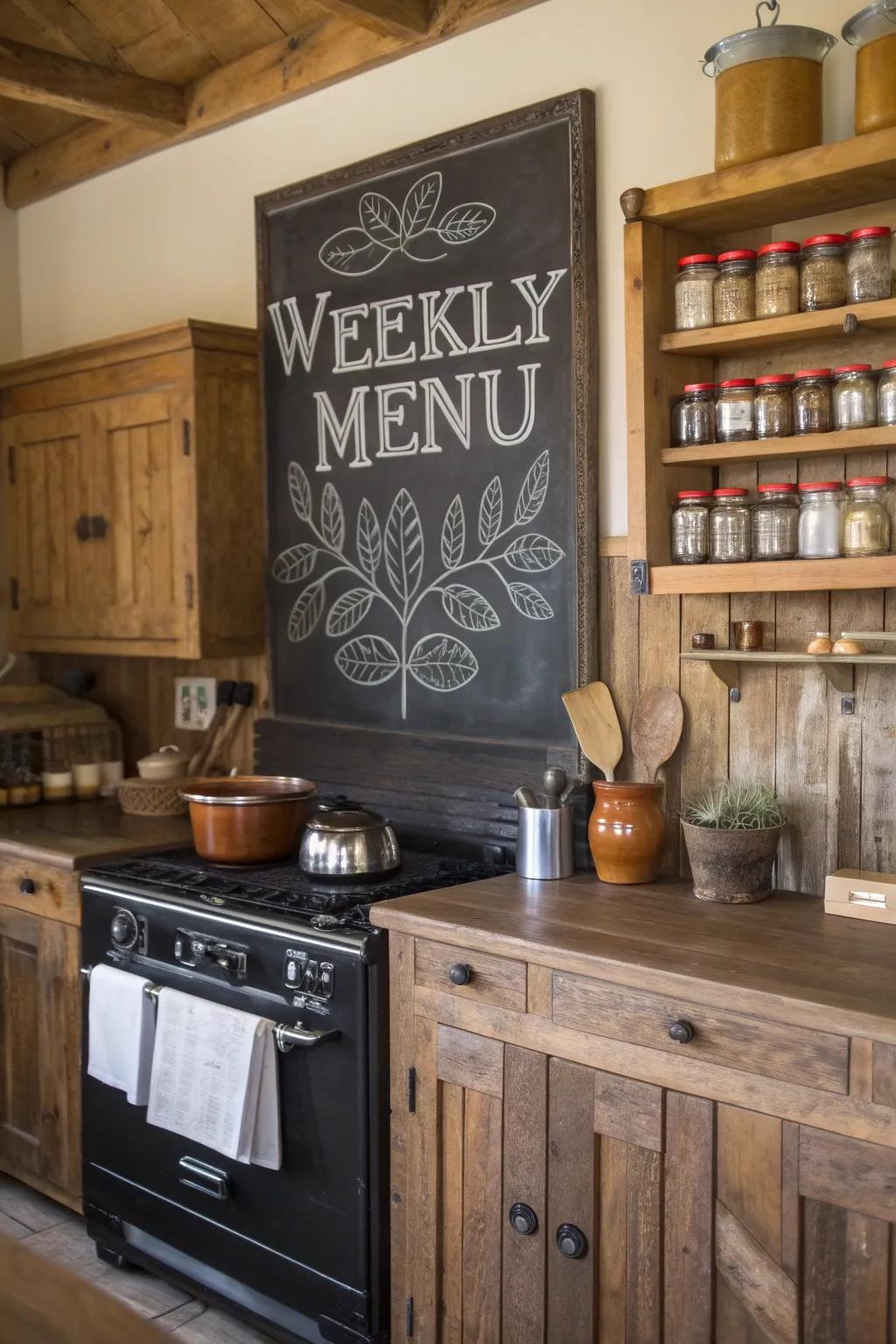 Keep it fresh with versatile chalkboard signs.