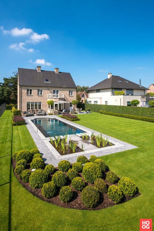 conception de cour de maison privée