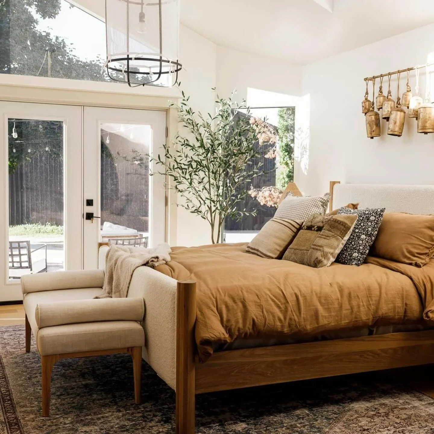 1. Warm Wood Modern Bedroom in Soft Neutrals (Natural Bedroom Ideas)