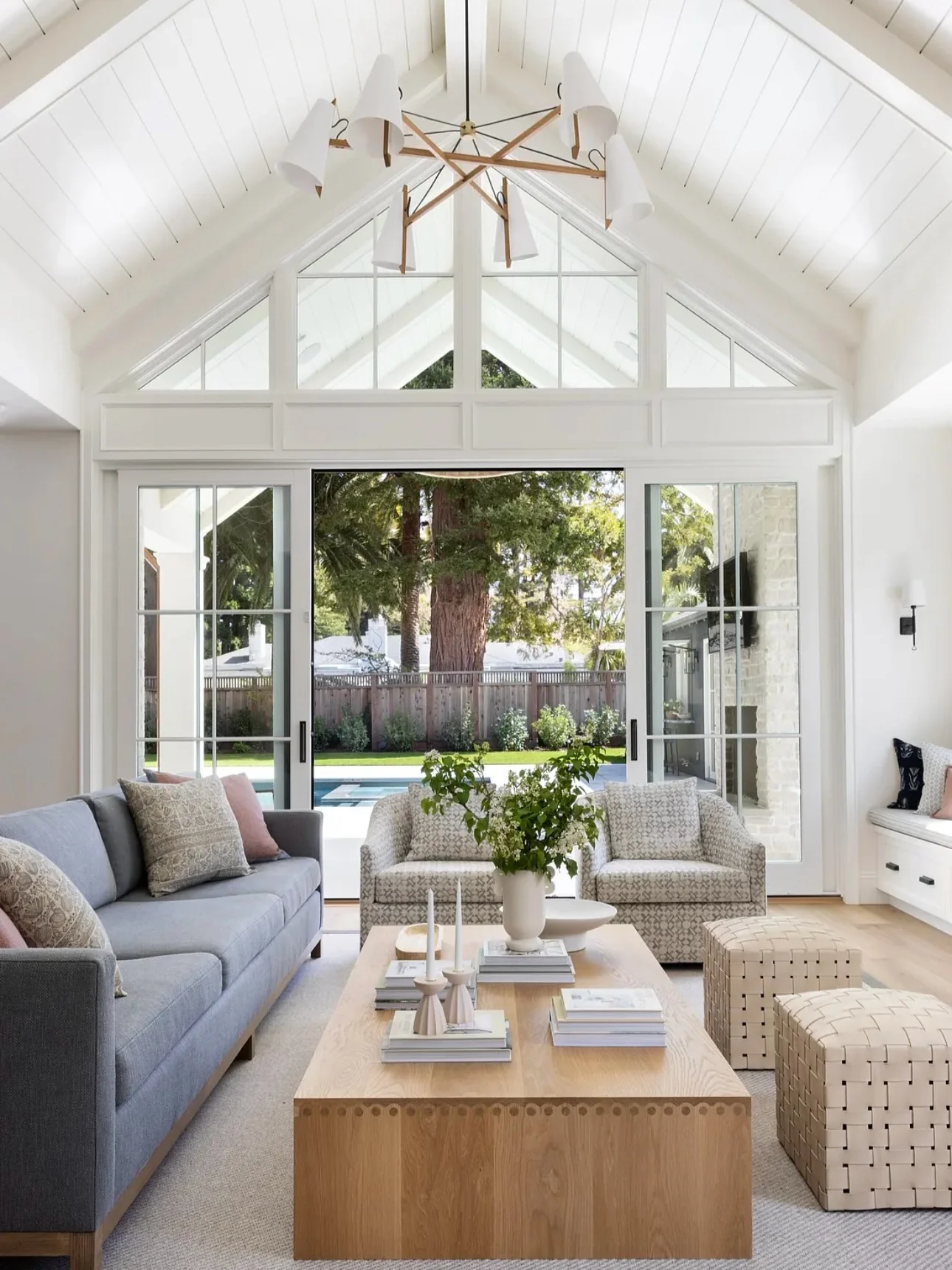 1. Modern Coastal Retreat with Natural Light (Open Living Room Ideas)