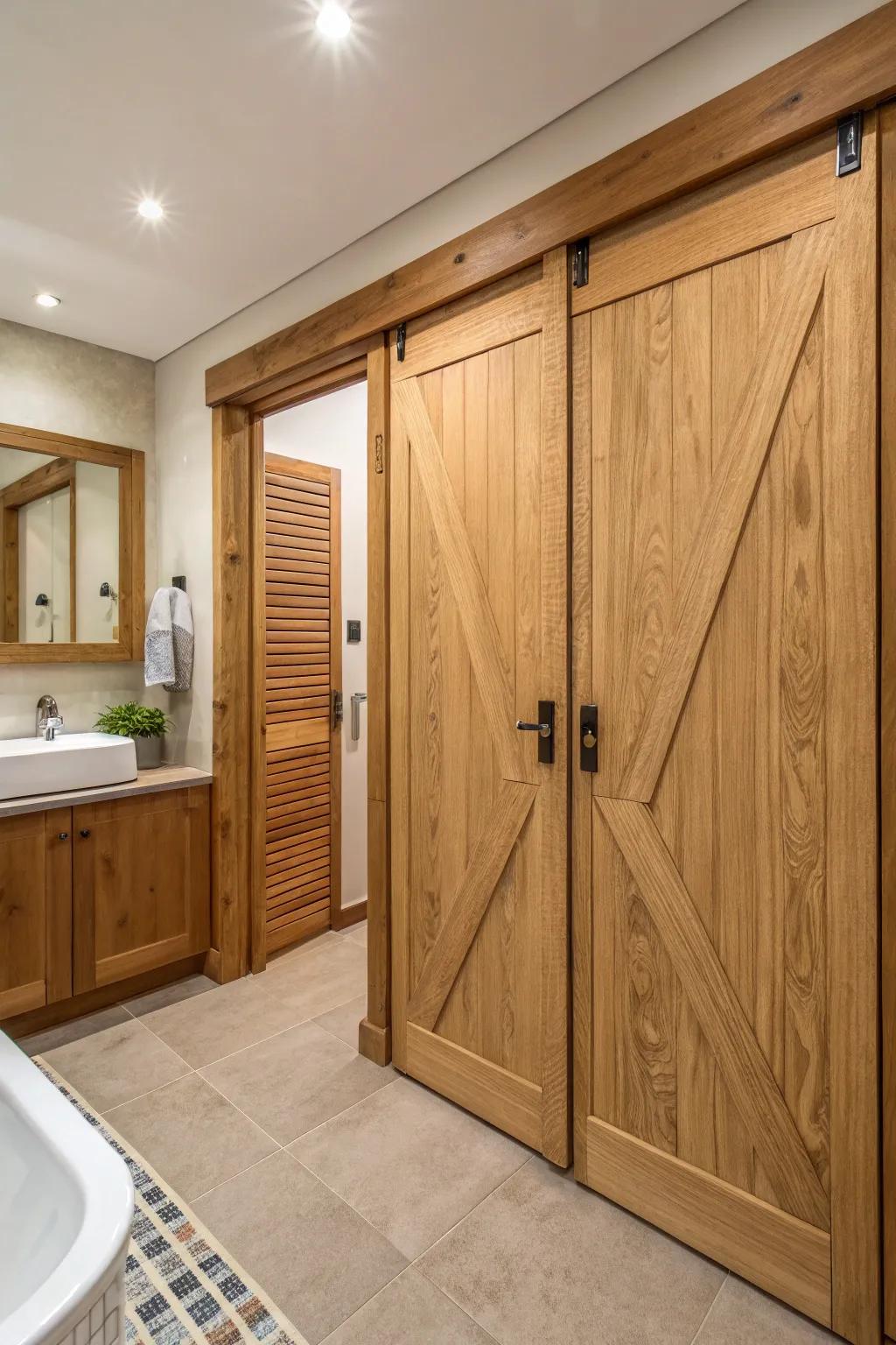 Natural timber finishes add warmth and depth.