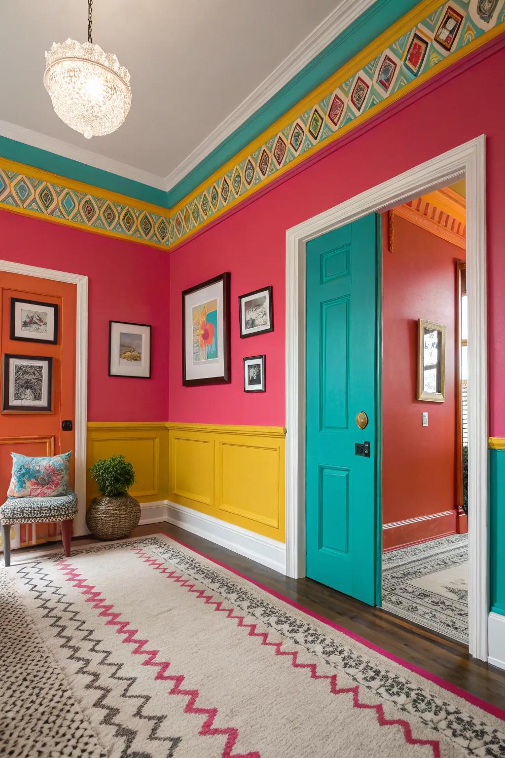 Eclectic trim combinations bringing vibrancy and uniqueness.
